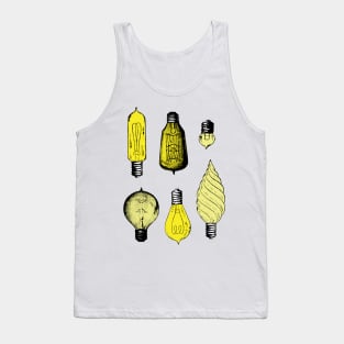 vintage light bulb Tank Top